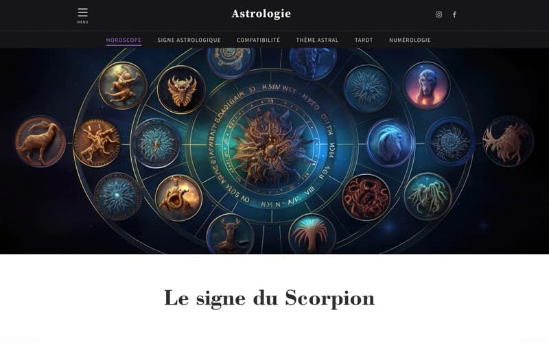 Interface cosmique de l’application de compatibilité amoureuse AstraLovers.