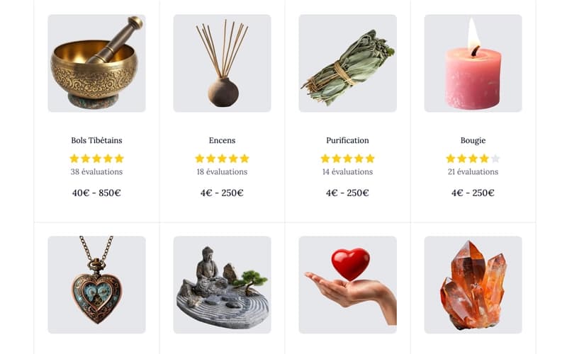 Page d’accueil d’une boutique en ligne tendance pour mode et accessoires.